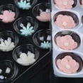 thumbnail image 4 of 4PCS Sugar Flower Drying Cup Mold Clear Fondant Shaping Tray Plastic Cake Decoration DIY Baking Tools for Sugarcraft Gum Paste, 4 of 6