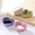 thumbnail image 6 of Huanledash Household Mini Plastic Sauce Tray Tableware Kitchen Picnic Small Plate, 6 of 8