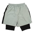 thumbnail image 1 of Bermuda Athletic Works para Hombre, Short Doble Verde Talla M, 1 of 4