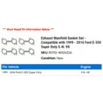 thumbnail image 2 of Exhaust Manifold Gasket Set - Compatible with 1999 - 2016 Ford E-350 Super Duty 5.4L V8 2000 2001 2002 2003 2004 2005 2006 2007 2008 2009 2010 2011 2012 2013 2014 2015, 2 of 2