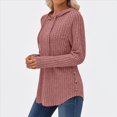 thumbnail image 4 of Sudaderas con Capucha para Mujer, Sudaderas de Gran Tamaño, Camisetas de Larga, Suéteres, Suéteres de Otoño, Tops. Rosa L, 4 of 6