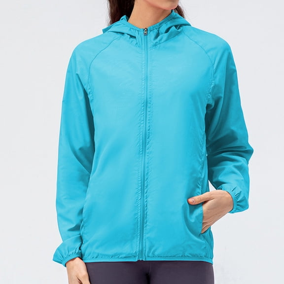 FAVIPT 2024 Women's Full Zip Up Hoodie Long Sleeve Hooded Sweatshirts Oversized Solid Color Basic Fall Pockets Jacket Coat for Women Sport Outwear