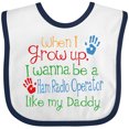 thumbnail image 3 of Inktastic Ham Radio Operator Like Daddy Boys or Girls Baby Bib, 3 of 4