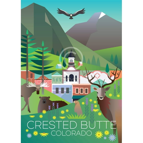 CRESTED BUTTE PRINT