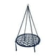 thumbnail image 4 of Columpio infantil de interior decorativo de 82 cm x 82 cm x 120 cm, columpio colgante de interior Azul, 4 of 8