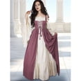 thumbnail image 4 of Disfraz Medieval Renacentista para Mujer, Cosplay Sobre Vestido Rosa S, 4 of 8