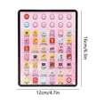 thumbnail image 6 of syligr Kids Learning Tablet for Toddlers Ages 2-5 Educational Electronic Toy 7 Inch Pink Blue Touch Screen Teach Alphabet Numbers Math Early Development Christmas Gift, 6 of 6