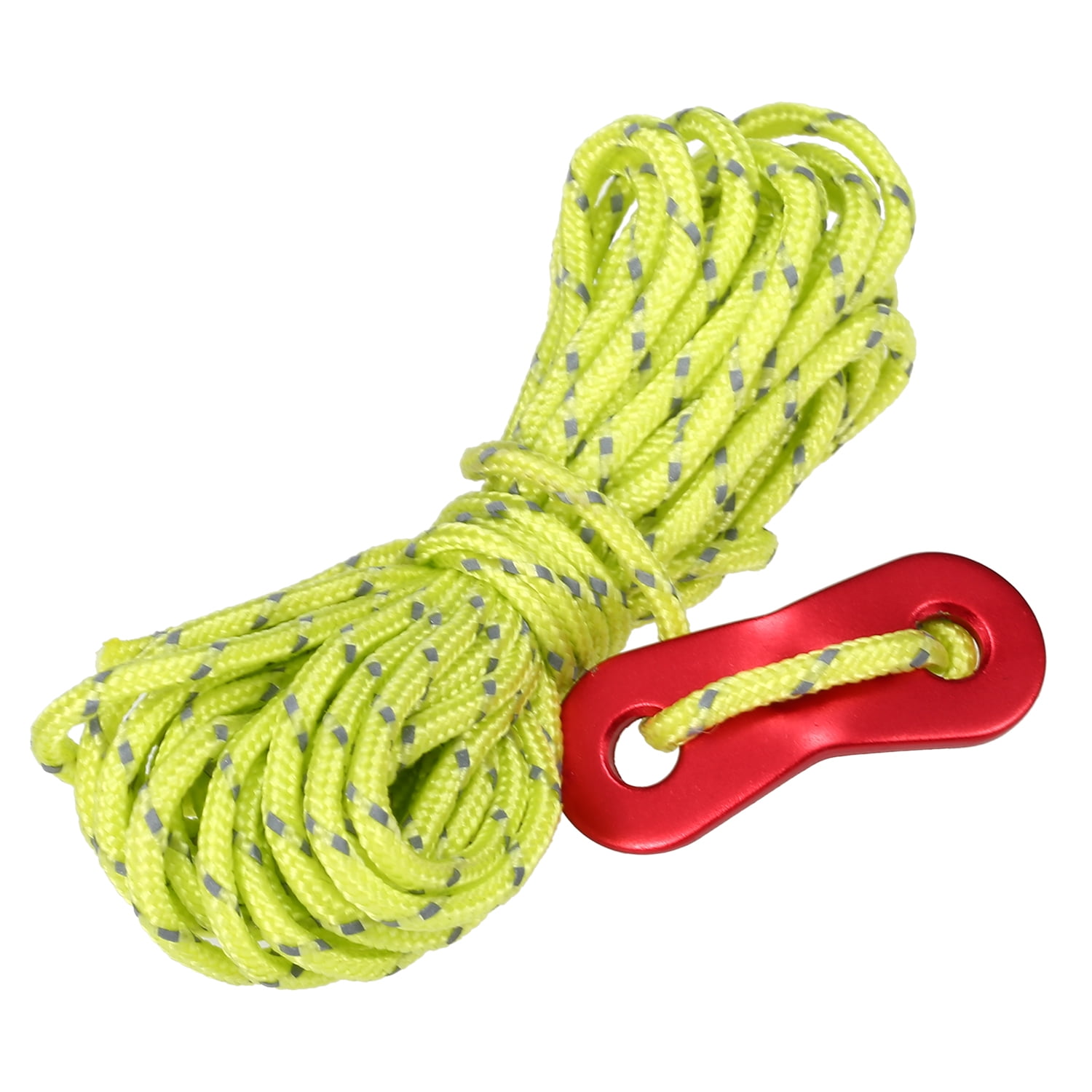 3mm 13ft Tent Cord Tensioner Set Reflective Rope with Adjuster Camping