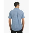 thumbnail image 2 of Chaps Men's and Big Men's Short Sleeve Chambray Woven Shirt, Sizes S-3XL, 2 of 6