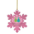 thumbnail image 3 of RotHome Salty Soul Sister Sea Glass Inspired Snowflake Ornament, Handcrafted Beach Glass Decor for True Friendship Celebration and Coastal Theme, 1 Piece, 3 of 10