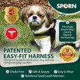 thumbnail image 2 of Sporn Medium Dog Harness, Yellow, Easy-Fit Mesh, No-Choke, Reflective, Lightweight, Durable, Hand-Washable, for Medium Breeds, 2 of 7