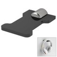 thumbnail image 4 of Soporte de auriculares soporte de fácil instalación soporte de pantalla de auriculares para tienda en hogar ahorra espacio - Negro, 4 of 8