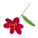 thumbnail image 1 of Tulipán de ganchillo con tallo y hoja, adorno floral de hilo para tejer a mano, regalo para el Día de la Madre, cumpleaños y Navidad., 1 of 8
