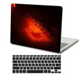 thumbnail image 3 of KSK KAISHEK Hard Shell Only Compatible 2022 2021 2020 2019 2018 Rel. Newest MacBook Air 13 inch with Retina Display Touch ID Model: A2337 m1&A2179&A1932 Red series 0495 + Black Keyboard Cover, 3 of 5