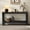 Black, variant on Christopher Knight Home 59" Console Table with Rounded Corners, Wood Entryway Table for Hallway, Natural