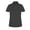 Black, variant on Women's Microfiber Solid Tailored Collar Short Sleeve Golf Polo Shirt #4060