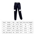 thumbnail image 4 of Pantalones de chándal casuales para mujer Pantalones deportivos de hip hop Jogger Dance Pantalones holgados seitruly AP00123-09, 4 of 6