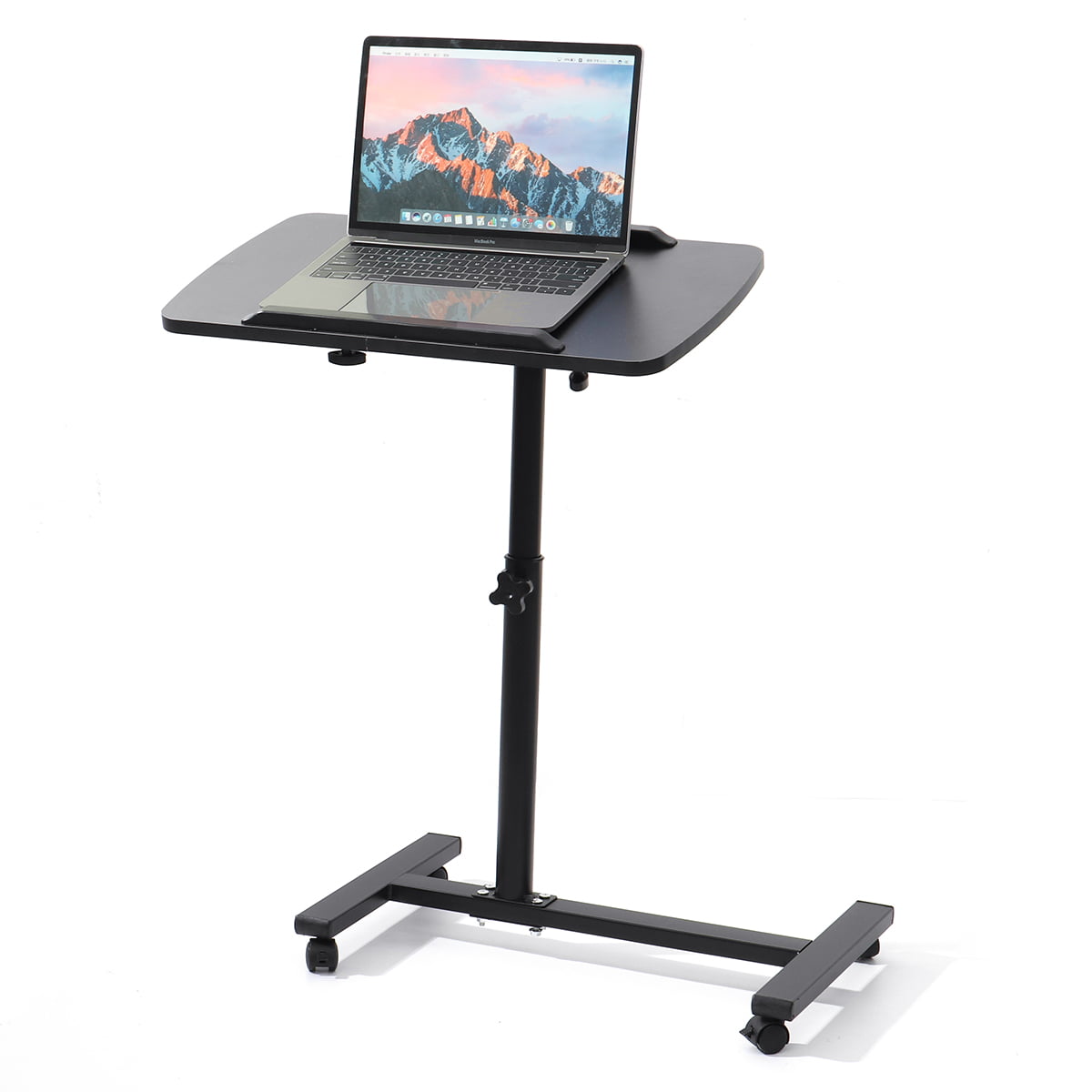 Details about   Rolling Height Angle Adjustable Laptop Desk Overbed Sofa Food Tray Table Stand 