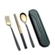 thumbnail image 2 of Kearding Utensilios de cocina de acero inoxidable 304, cuchara portátil, tenedor, palillos, vajilla con caja, de estudiantes, accesorios de Mostrada Tipo 4, 2 of 6