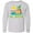 AC-Heather Grey, variant on Inktastic I Love St. Kitts Long Sleeve Youth T-Shirt