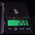 thumbnail image 6 of Diamond Celebrity's0.55ct Cubic Zirconia White Silver LEO-AUGUST Month Men's & Women's Pendant, 6 of 11