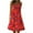 Red, variant on Uaswgudfs Women's Sleeveless Summer Dresses 2025: Casual A-Line Midi Dress with Jellyfish Print, Tiered Skirt & Lightweight Daily Wear Design Red L