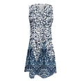 thumbnail image 5 of Vestido de Verano para las Mujeres Impreso sin Mangas Cuello en V, Sexy Y Casual Vestido Sexy para las Mujeres, 5 of 5