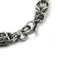 thumbnail image 3 of 6 pc 201 Stainless Steel Rope Chain Bracelet 304 Stainless Steel Clasps Stainless Steel Color 8-1/2 inch(21.7cm), 3 of 3