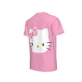 thumbnail image 4 of Boys Girls Hello Kitty Shirt Graphic T-Shirt Crewneck Short Sleeve 3d Colorful Tops Tees, 4 of 6