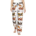thumbnail image 2 of Picia Corgi Dog2 Womens Soft Woven Cotton Elastic Waistband Sleep Pajama Pant Lounge Sleep Pant With Pockets And Drawstring-Large, 2 of 9