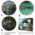 thumbnail image 3 of Designart "Rocky Archways Rocky Beach painting I" Nautical & Beach Wall Art Living Room, 3 of 5