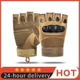 thumbnail image 2 of Half Finger Men's Gloves Outdoor Military Tactical Waterproof Gloves Sports Breathable, 2 of 5