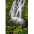 thumbnail image 2 of Mahan, Kathy 11x14 Black Ornate Wood Framed with Double Matting Museum Art Print Titled - Waterfall II, 2 of 4