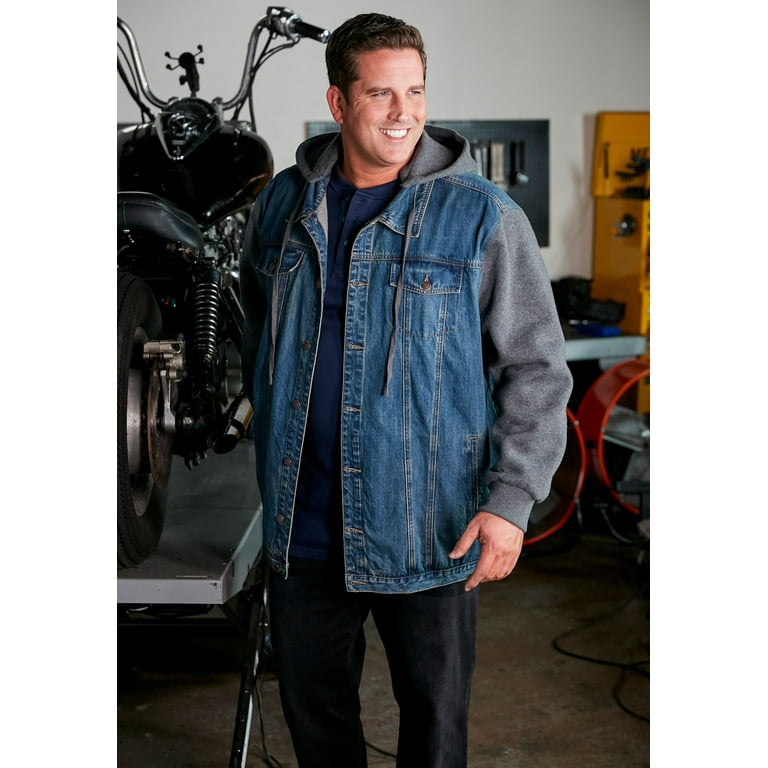 Big and tall denim hotsell jacket
