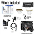 thumbnail image 4 of Westinghouse 12500 Peak Watt EFI Dual Fuel Home Backup Portable Generator, Remote Electric Start, Transfer Switch Ready, Gas and Propane Powered, CO Sensor, CARB Compliant, 4 of 12