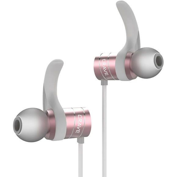 Crave Écouteurs Bluetooth Sans Fil Octane, Écouteurs Stéréo Intra-Auriculaires Résistants à la Sueur et à l'Eau avec Écouteurs Stéréo 8 Heures