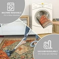 thumbnail image 5 of 5'x7' Boho Machine Washable Rugs,5x7ft Area Rugs for Living Room Non-Slip Oriental Throw Bedroom Rug Ultra-Thin Large Office Dining Room Rug Accent Floor Carpet for Kitchen Laundry Room, 5 of 7