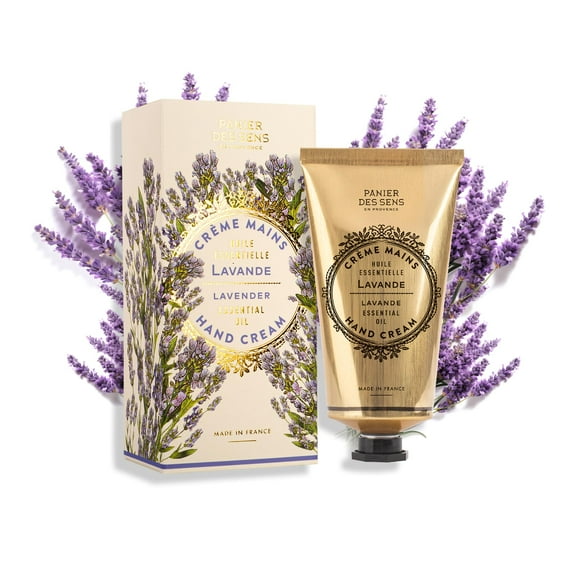 Crema de manos Panier des Sens Lavender para manos secas y agrietadas 75 ml