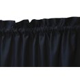 thumbnail image 6 of Vargottam Cotton Slub Dark Navy Blue Curtains 84 Inch Long Window/Door Curtain 2 Panels Rod Pocket Window/Door Living Room Drapes, 6 of 9