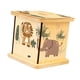 thumbnail image 4 of Organizador de alcancía de madera, adorno de escritorio, caja de ahorro de dinero, alcancía cuadrada para graduación, adultos, niños, recuerdo de Línea, 4 of 8