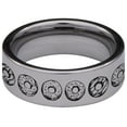 thumbnail image 4 of Donut Tungsten Carbide Ring, 4 of 9