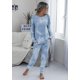 thumbnail image 3 of Conjunto de Ropa Cómoda para Mujer PRETTYGARDEN Manga Larga Jogger Gris S, 3 of 7