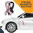 thumbnail image 5 of Magnet Me Up Support Breast Cancer Fighter Pink Ribbon Magnet Decal, 3.5x7 In, Vinyl Automotive Magnet, 5 of 7