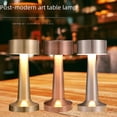 thumbnail image 1 of Lámpara de mesa recargable con mancuernas, lámpara creativa para mesa de comedor, lámpara de mesa para bar de hotel, luz nocturna USB para exteriores, lámpara de mesa decorativa, 1 of 1