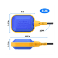 thumbnail image 4 of Interruptor de flotador para bomba de sumidero, interruptor de flotador conectado al tanque con cable de alimentación de 10 pies, perfecto para aguas residuales, piscinas y estanques., 4 of 7