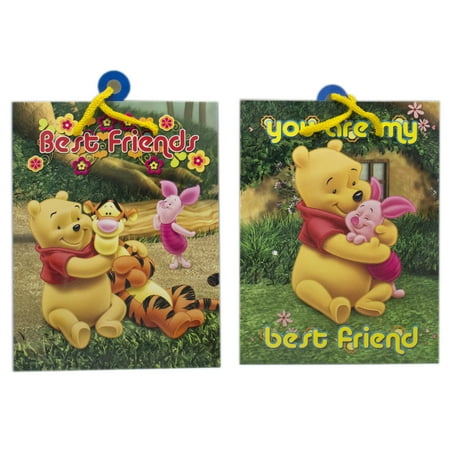 Disney's Winnie the Pooh Best Friends Piglet and Tigger Gift Bags (Pooh And Piglet Best Friends)