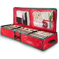 thumbnail image 2 of Organisateur de Papier-Cadeau sous le Lit, Poches Intérieures, Rangement sous le Lit, Rangement pour Papier-Cadeau Rouge, 2 of 8