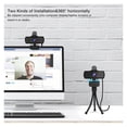 thumbnail image 3 of 1440p Full HD PC Webcam With Microphone, Tripod, For USB Desktop Laptop,Live Streaming Webcam For Video Calling For Conferencing, Live Streaming, Recording, 3 of 6