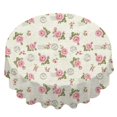 thumbnail image 2 of Pioneer Flower Floral Print Pattern Round Tablecloth 60 X 60 Inch, Wrinkle Resistant Wipeable Table Cloth for Kitchen Dining Picnic Patio Party, 2 of 6