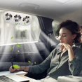 thumbnail image 5 of Solar Powered Car Exhaust Fan 3 Head Electric Car Cooling Fan A, 5 of 5